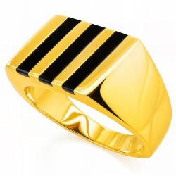 Χρυσό ανδρικό δαχτυλίδι Κ14